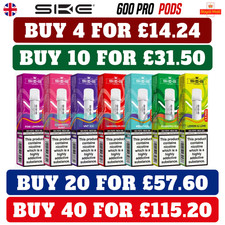 SKE 600 PRO Replacement Pods | 2ml Prefilled E-Liquid | 1200 Puffs | 20mg 2 Pcs