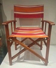 Directors Chair Striped Canvas