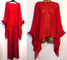 Zara Red Satin Slip Dress &