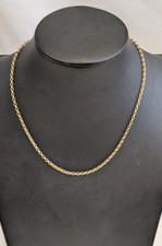 Hallmarked 9ct Yellow Gold 16" Belcher Chain