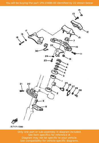 Yamaha stay plate - stay,,