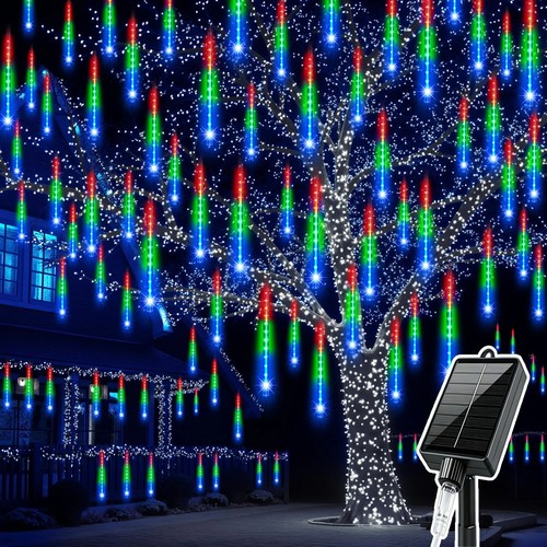 Solar led meteor shower lights - led,