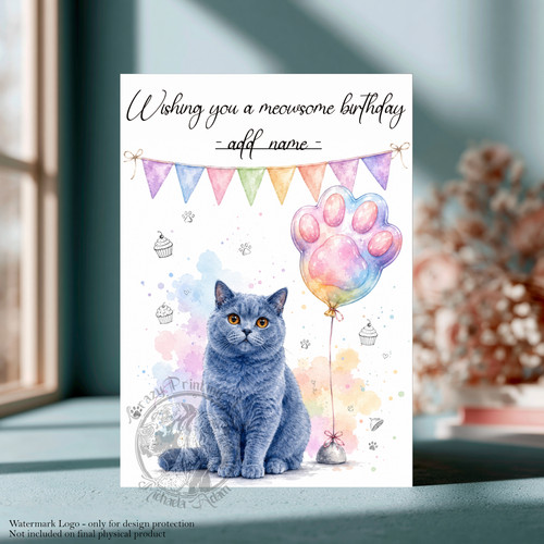 British shorthair cat birthday - british,