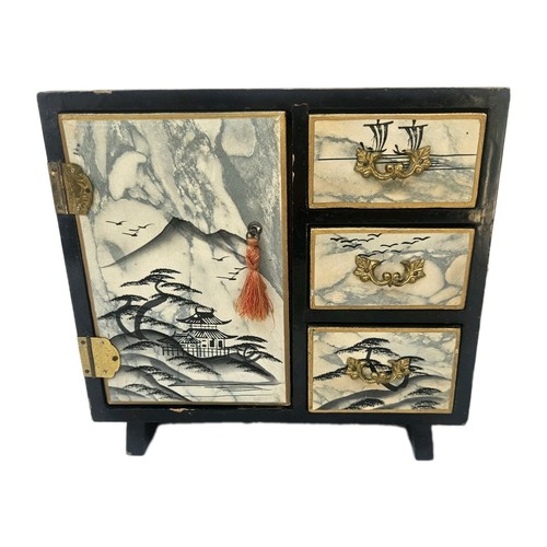 Jewellery box japanese - box, black