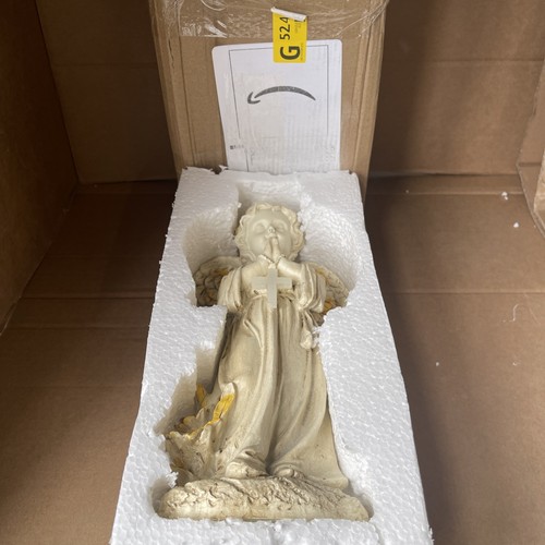 Angel statue for garden solar - statue, garden,solar