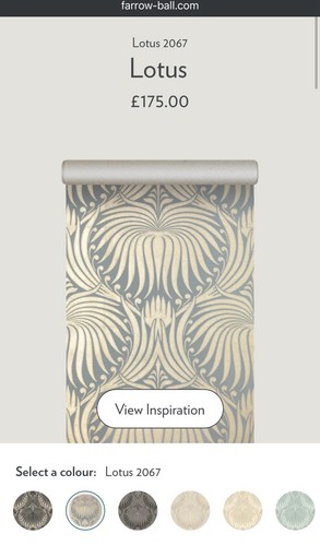 Farrow ball wallpaper lotus - ball,