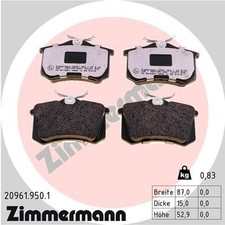 20961.950.1 BRAKE PAD SET
