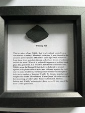 Raw Whitby Jet In Frame