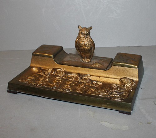 Bronze ink well - bronze,