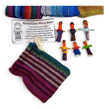 Guatemalan Worry Dolls Set of
