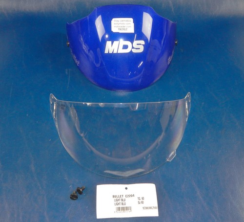 Motorcycle helmet shield - motorcycle, clear