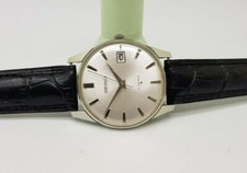 VINTAGE SEIKO SILVER DIAL DATE MANUAL WIND MAN'S WATCH