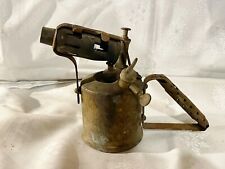 VINTAGE BURMOS BRASS BLOW TORCH INDUSTRIAL DECOR TOOL STEAMPUNK STYLE PROP