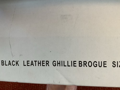 Black leather ghillie - black,