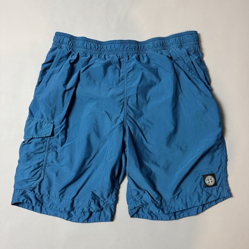 Stone island swim shorts blue - island,
