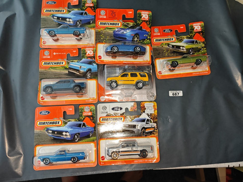 Matchbox years ford - years, cars