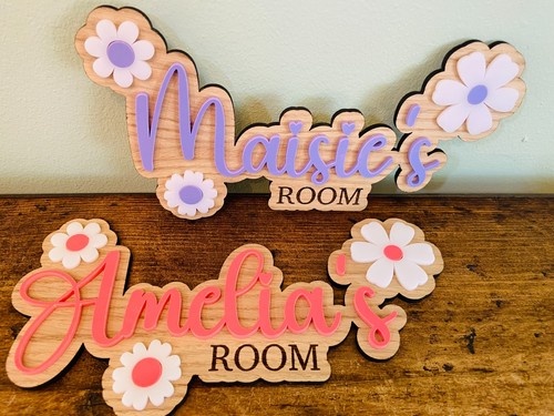 Personalised door sign kids - door, sign,