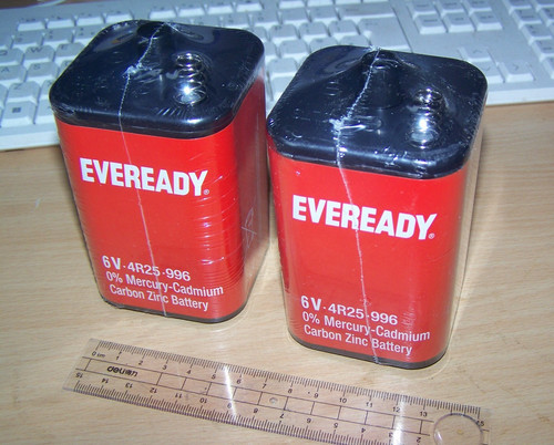 Eveready 4r25 6v batteries - x,