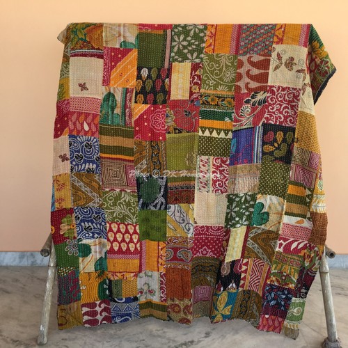 Vintage patchwork kantha - vintage,