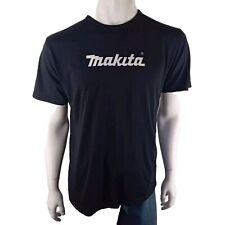MAKITA mens size XL tshirt black 100 years anniversary tools tradie back print