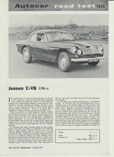 Jensen CV 8 Period Road Test