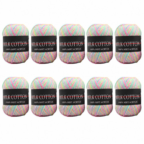 10x50g 3ply yarn colorful - 3ply,