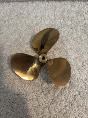 Model boat brass propeller - model,