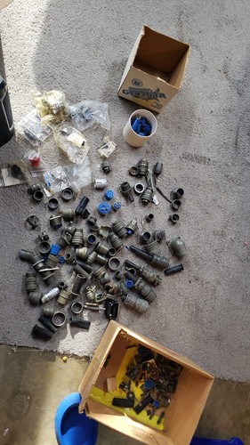Huge parts lot amphenol - parts,