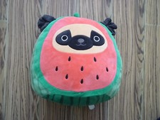 SQUISHMALLOWS LARGE PUG DOG IN WATERMELON CUTE PUPPY COSTUME SOFT PLUSH TOY L@@K