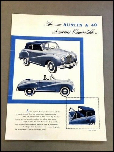 1953 1954 austin - austin, somerset