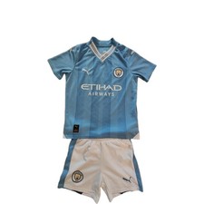 Manchester City football kids Kit genuine Puma Kid's Home Kit 9-10 years used