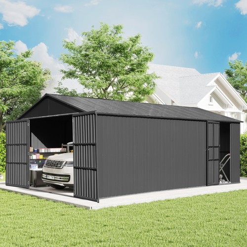 X15 outdoor metal carport - 12'x15',