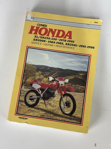 Clymer honda manual - clymer, xl/xr