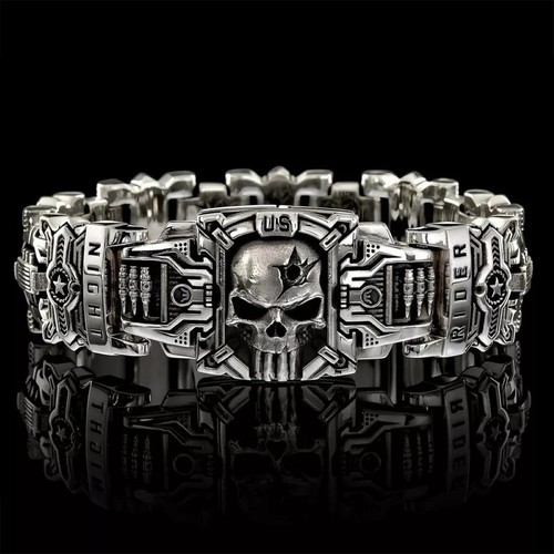Heavy metal rider bracelet - heavy,