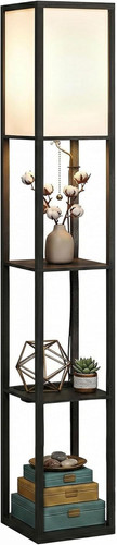 Tier floor lamp with shelves - 3-tier,