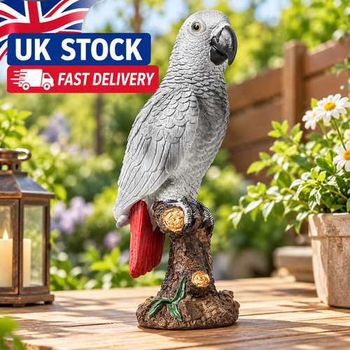 Parrot resin ornament - ornament, cockatoo