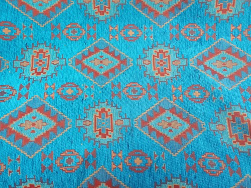Stunning turquoise aztec - turquoise,