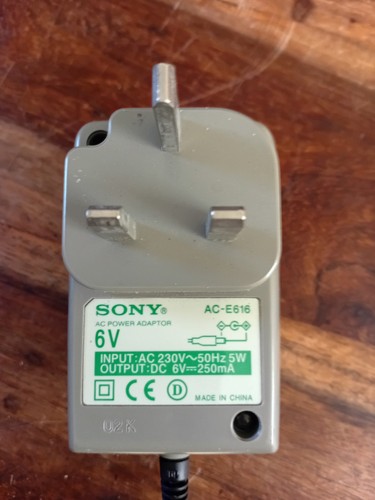 Sony e616 power adapter - 6v,