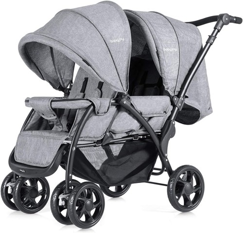 Gymax double seat stroller - double,