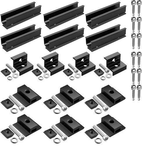 Solar panel rail bracket kit - solar,