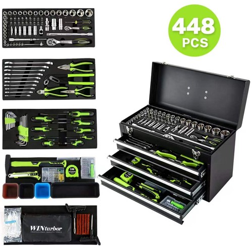 448 piece mechanics tool - tool, set
