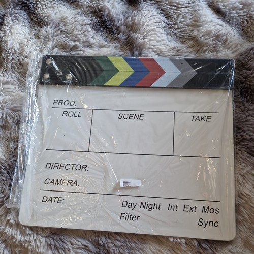 Film clap board director - board,