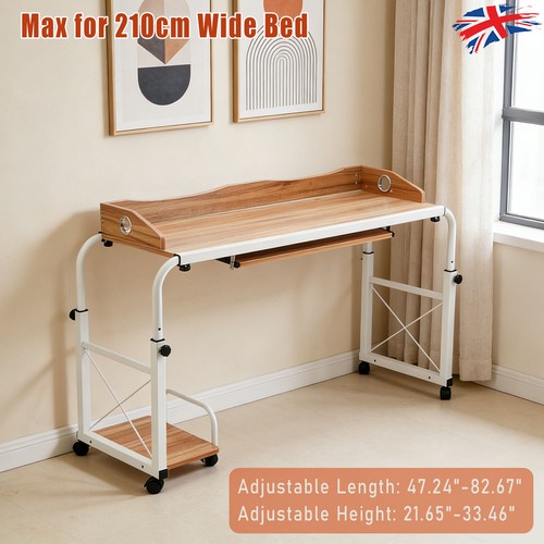 Large over bed table height - bed,