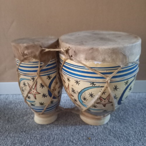 Vintage moroccan tbilat - moroccan, bongo