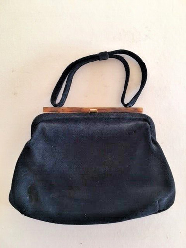 Vintage maclaren suede handbag - vintage,
