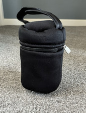 Tommee Tippee Baby Bottle Carrier Black Insulated Warmer Bag Closer to Nature