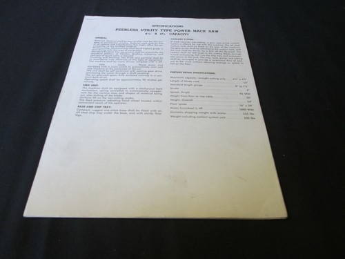 Vintage specifications - vintage,