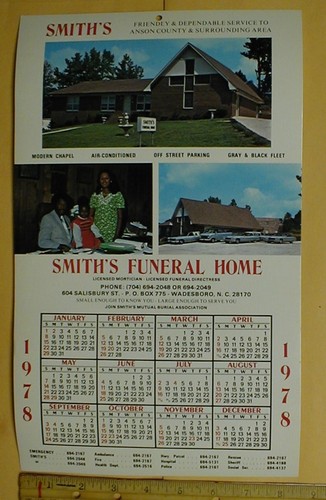 1978 smiths funeral home - funeral,