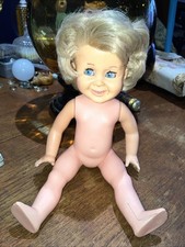 Rare 1960s Mattel Ratti Doll Blonde Hair Made In Italy Sleeping Eyes & Teeth