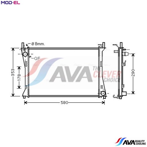 Radiator engine cooling - engine,